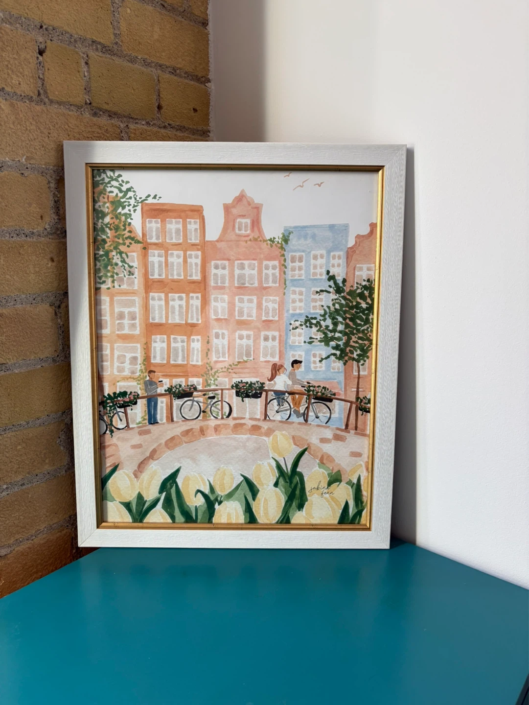 Framed Watercolour Art Print - photo 2
