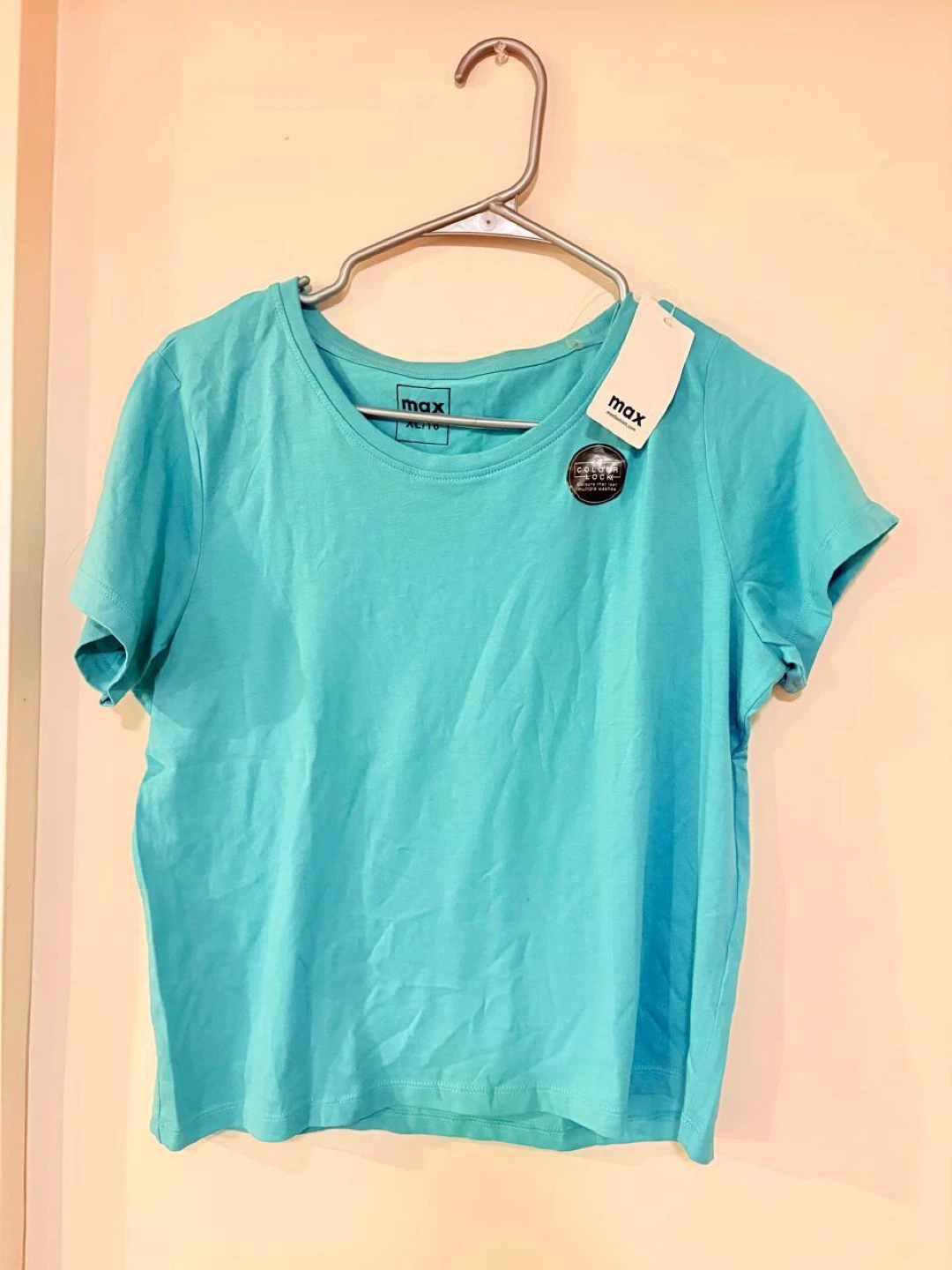 Max Active Teal Cropped T-Shirt