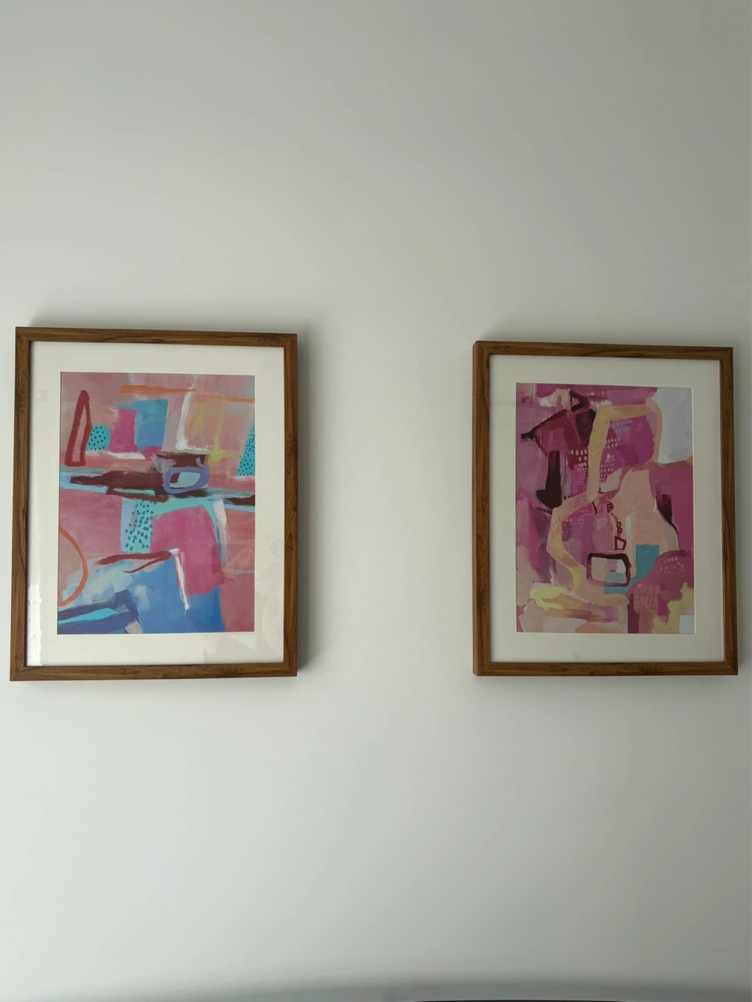 Framed Abstract Art Prints (Set of 2) - photo 3