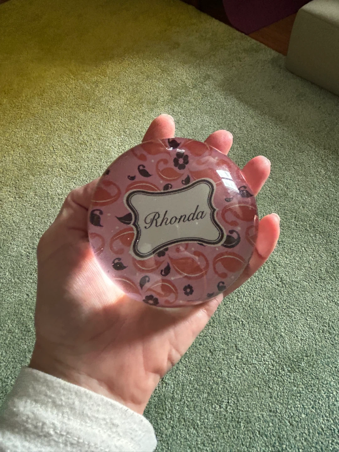 “Rhonda” paperweight