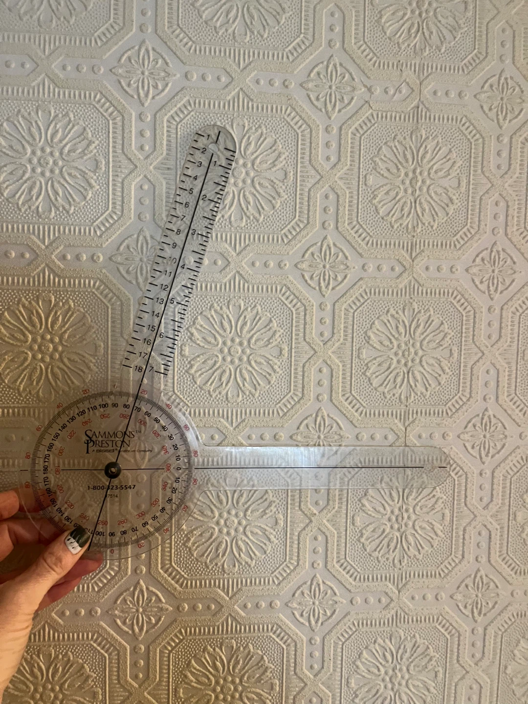 Simmons Preston Healthcare Protractor Ruler