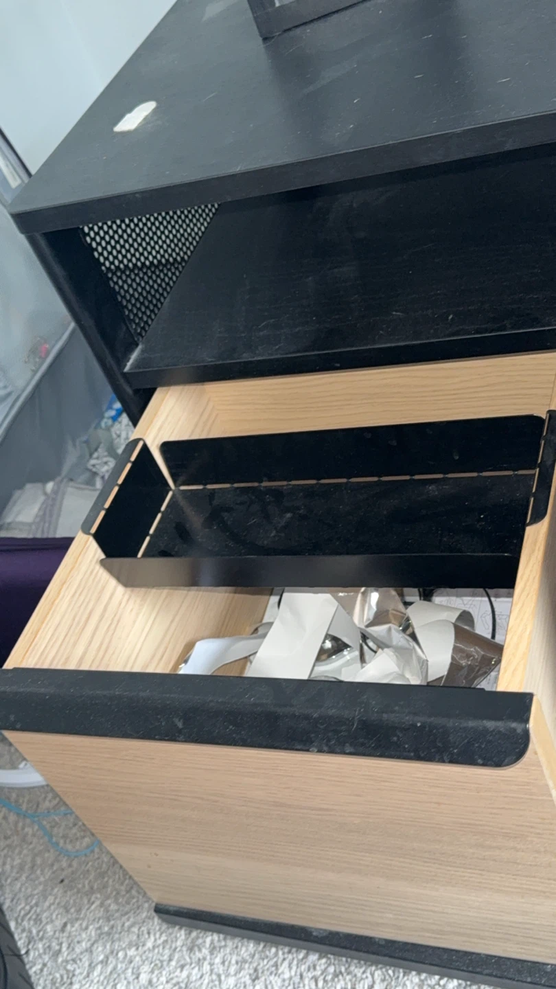 IKEA Nightstand with drawer and open shelf - photo 2