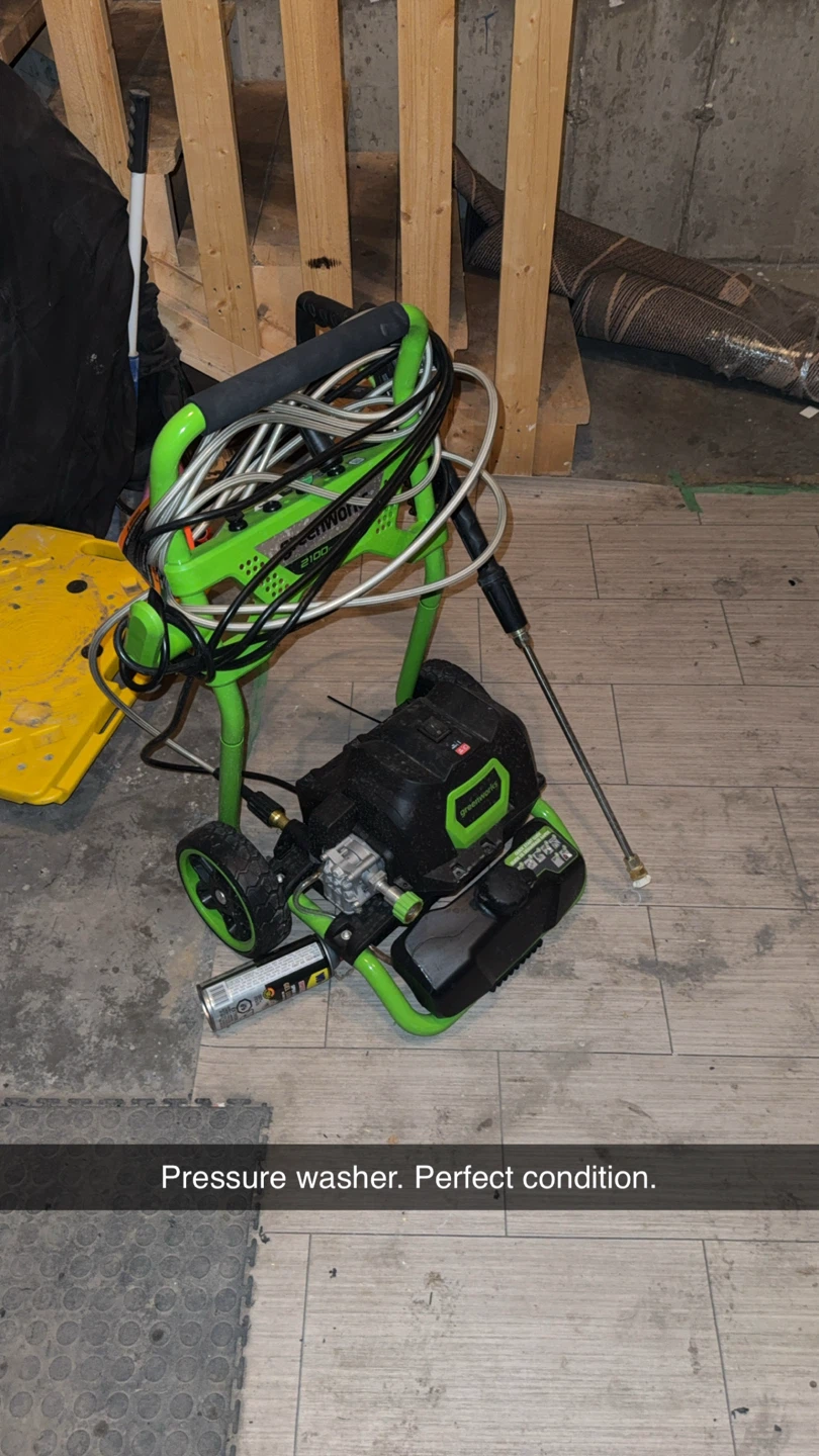 Greenworks 2100 PSI Electric Pressure Washer