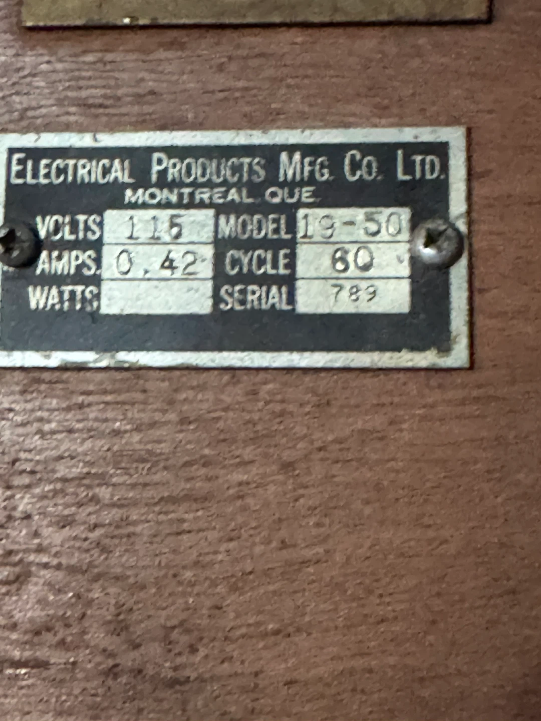 Canadian Westinghouse Model 780 Tube Radio - photo 4