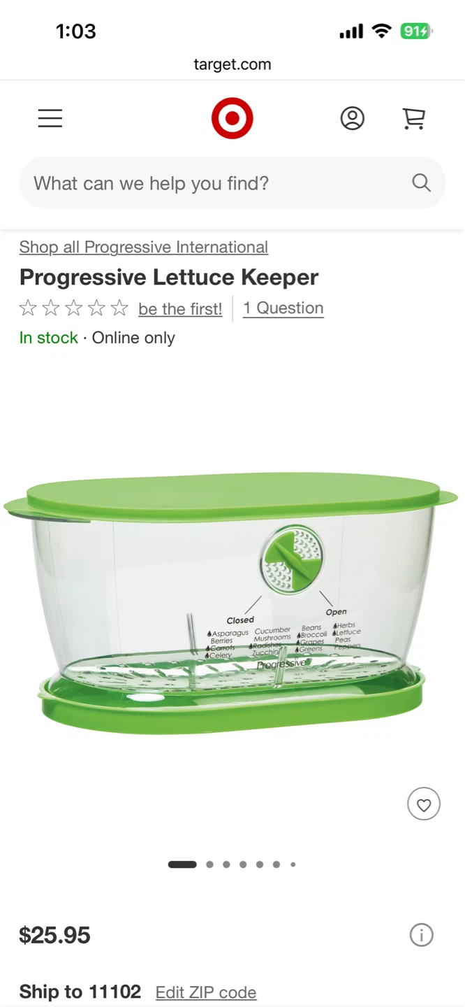 Progressive Prep Solutions Produce Container/Colander - photo 2
