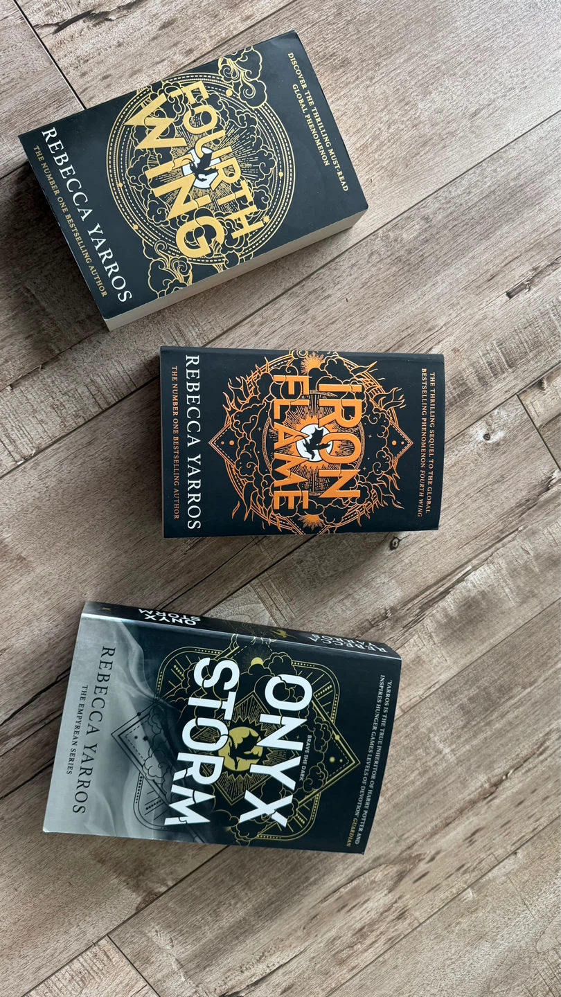Empyrean Series Books: Fourth Wing, Iron Flame, Onyx Storm