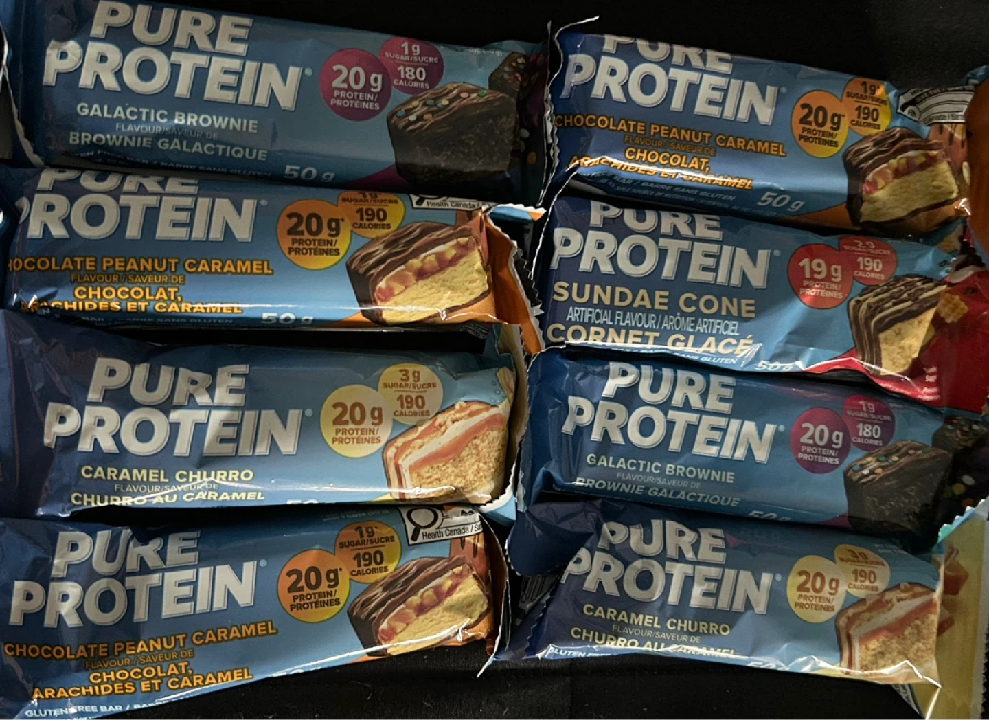 8 Protein Bars (Gluten-free) [Contains Nuts]