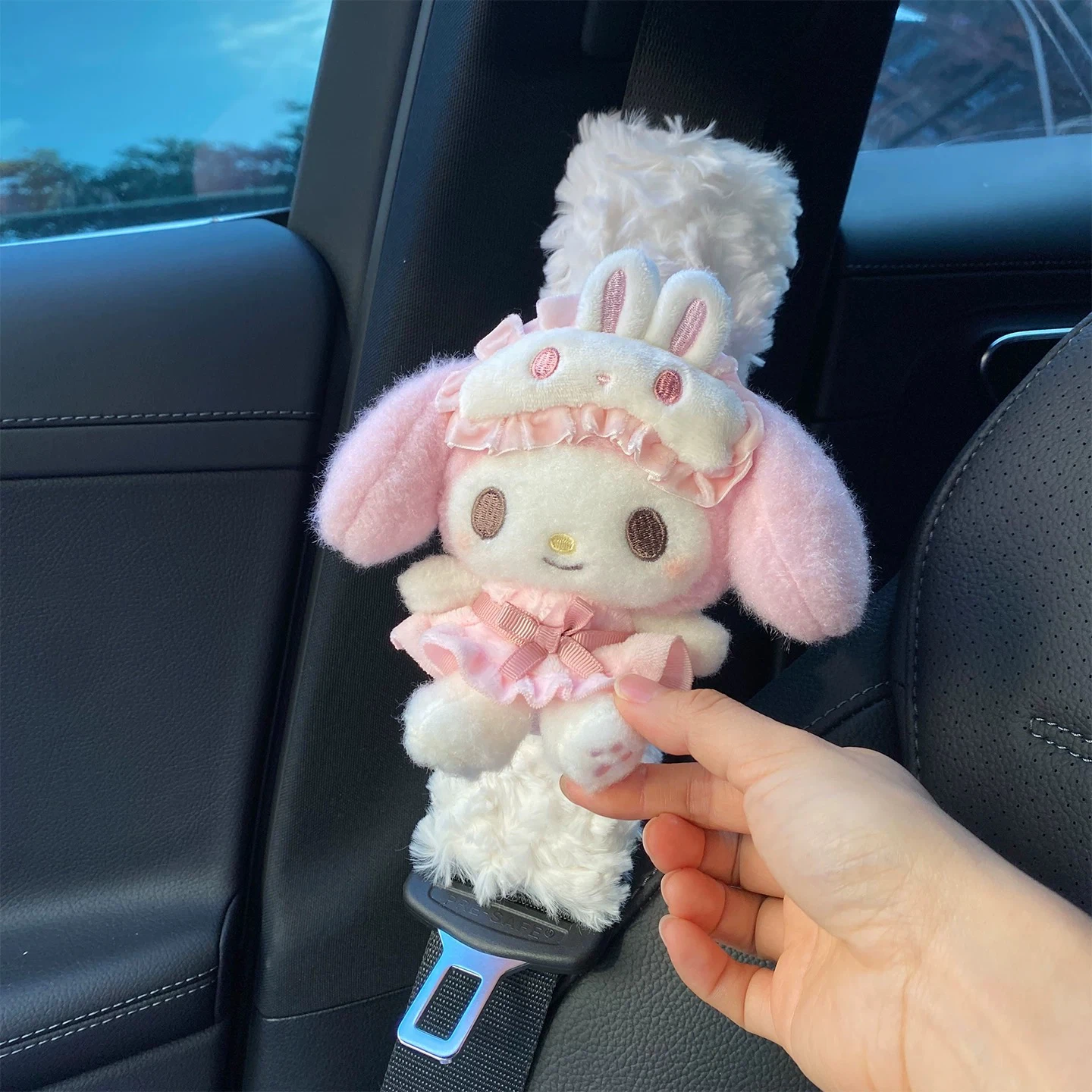 My Melody Plush Seatbelt Cover