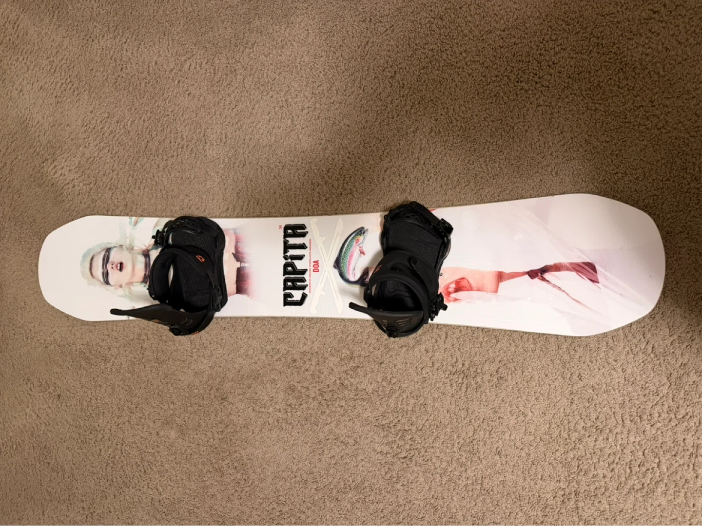 Capita D.O.A. Snowboard with Union Bindings