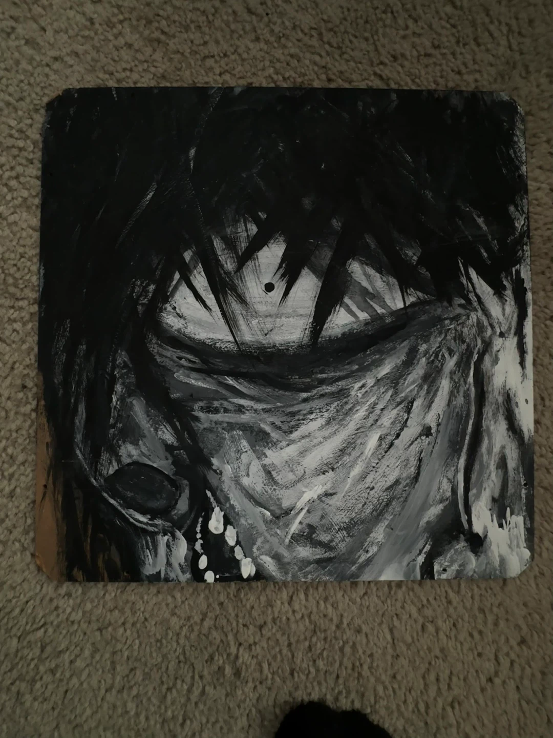 Hand-Painted Artwork - Abstract Eye Design