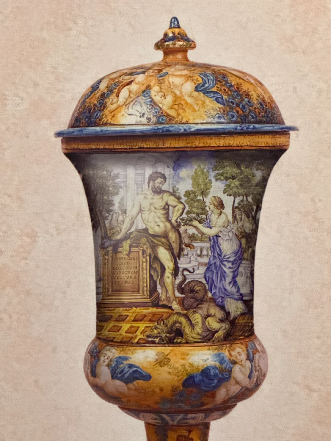 Decorative Lidded Urn Art Print - photo 2