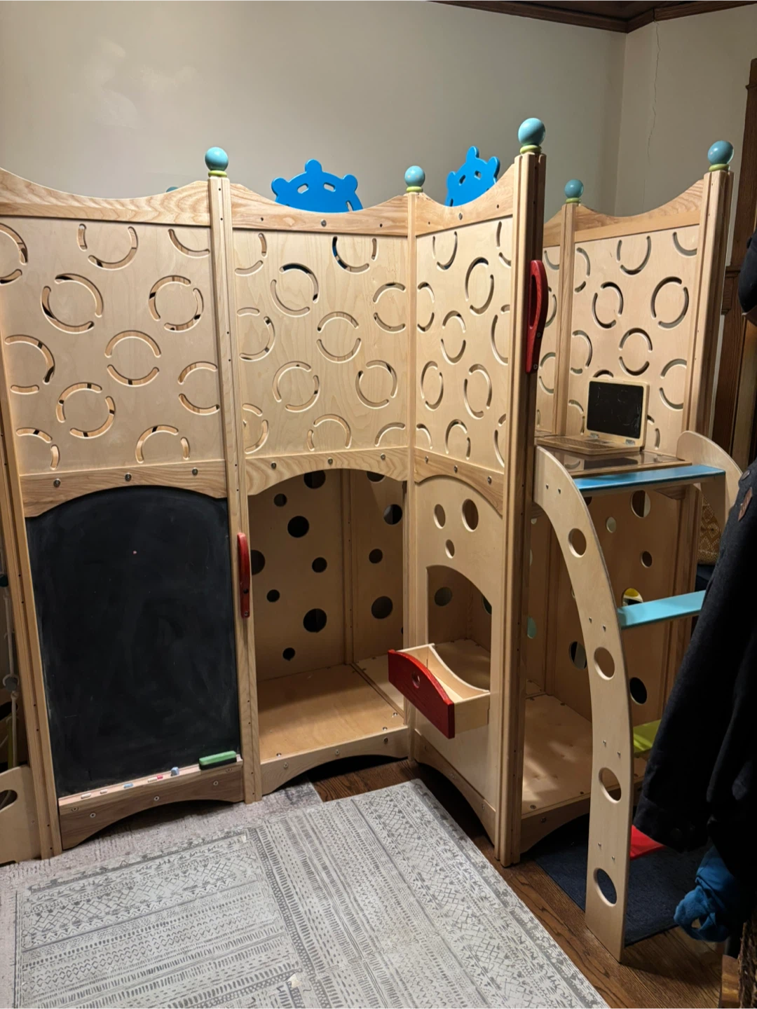 Wooden Indoor Playground Climber Set