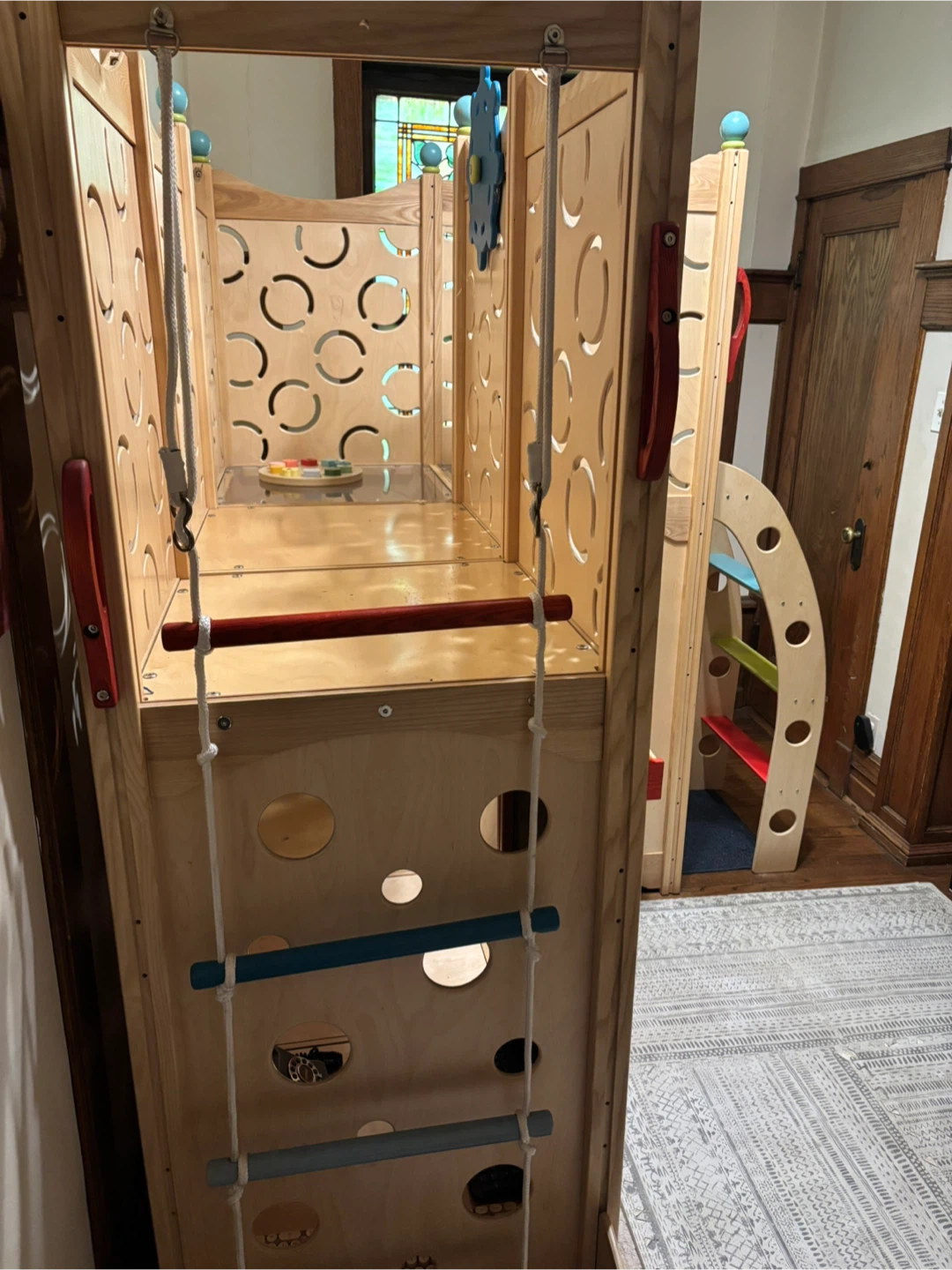 Wooden Indoor Playground Climber Set - photo 2