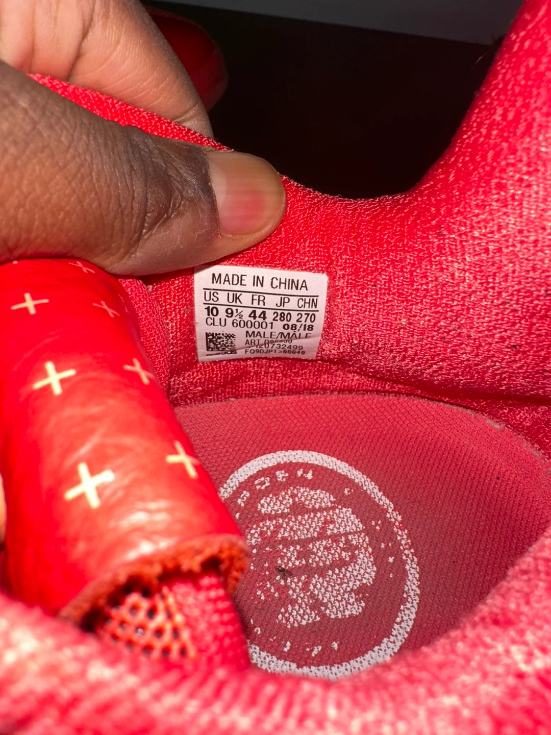 Adidas Harden Vol. 3 Red Basketball Shoes - photo 4