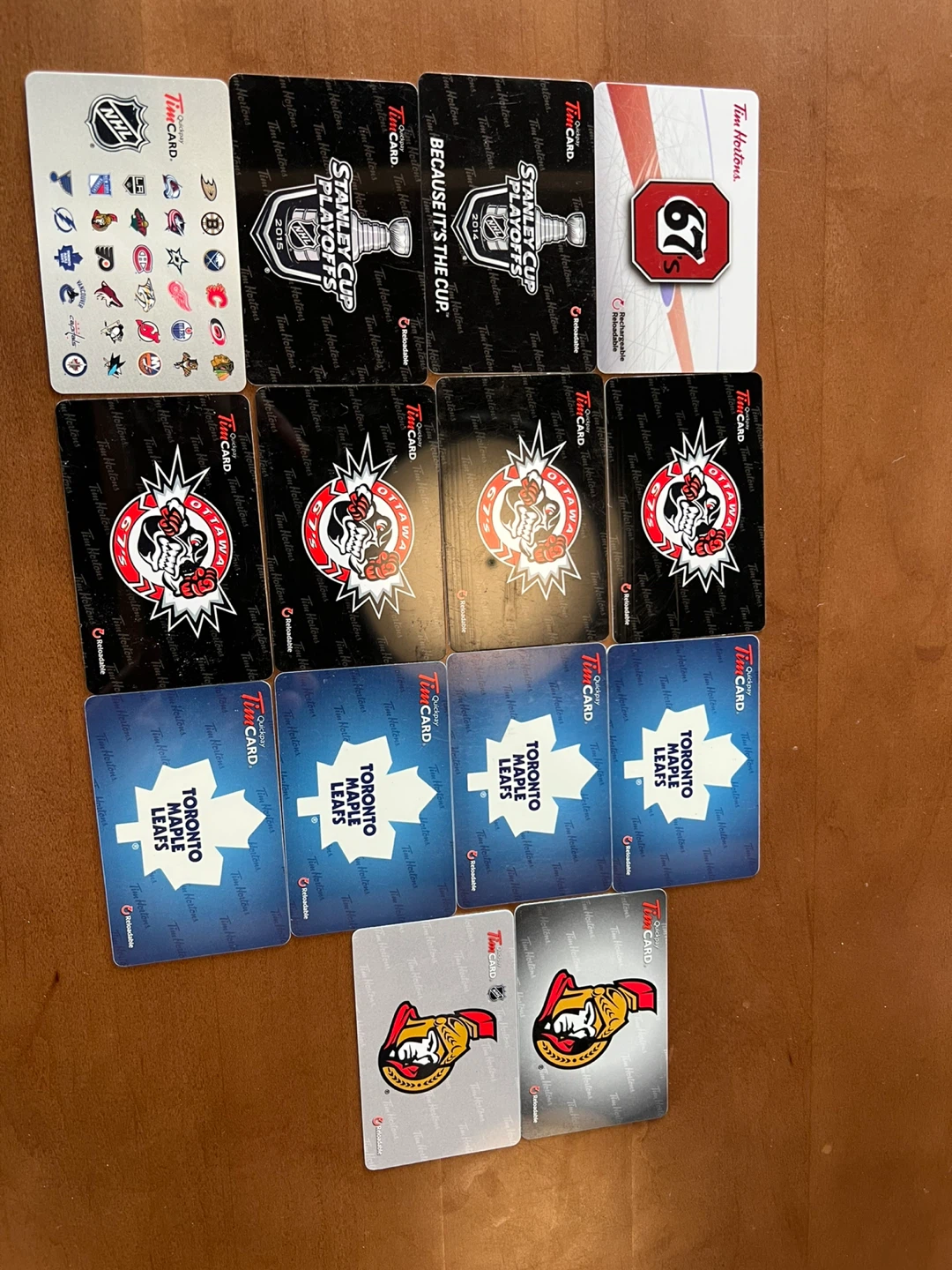 Tim Hortons NHL Hockey Tims Cards