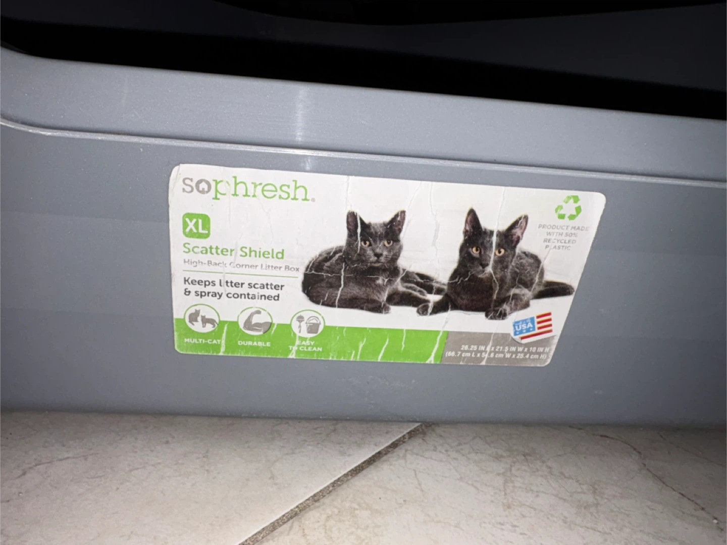 Large litter box -CAT - photo 2