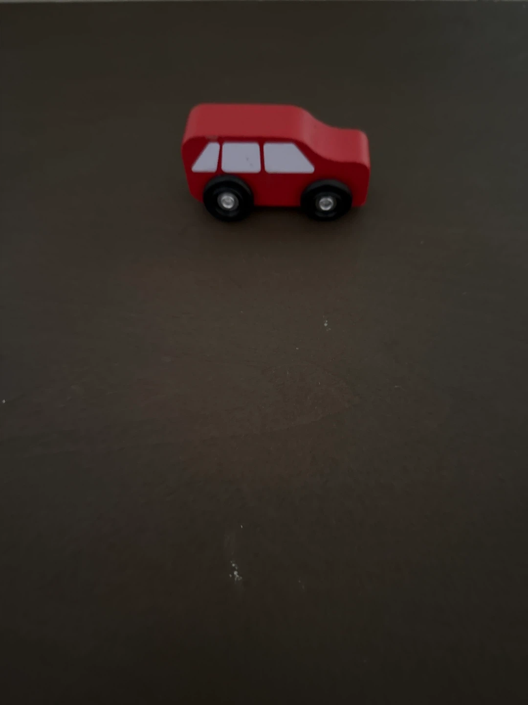 Red Wooden Toy Car
