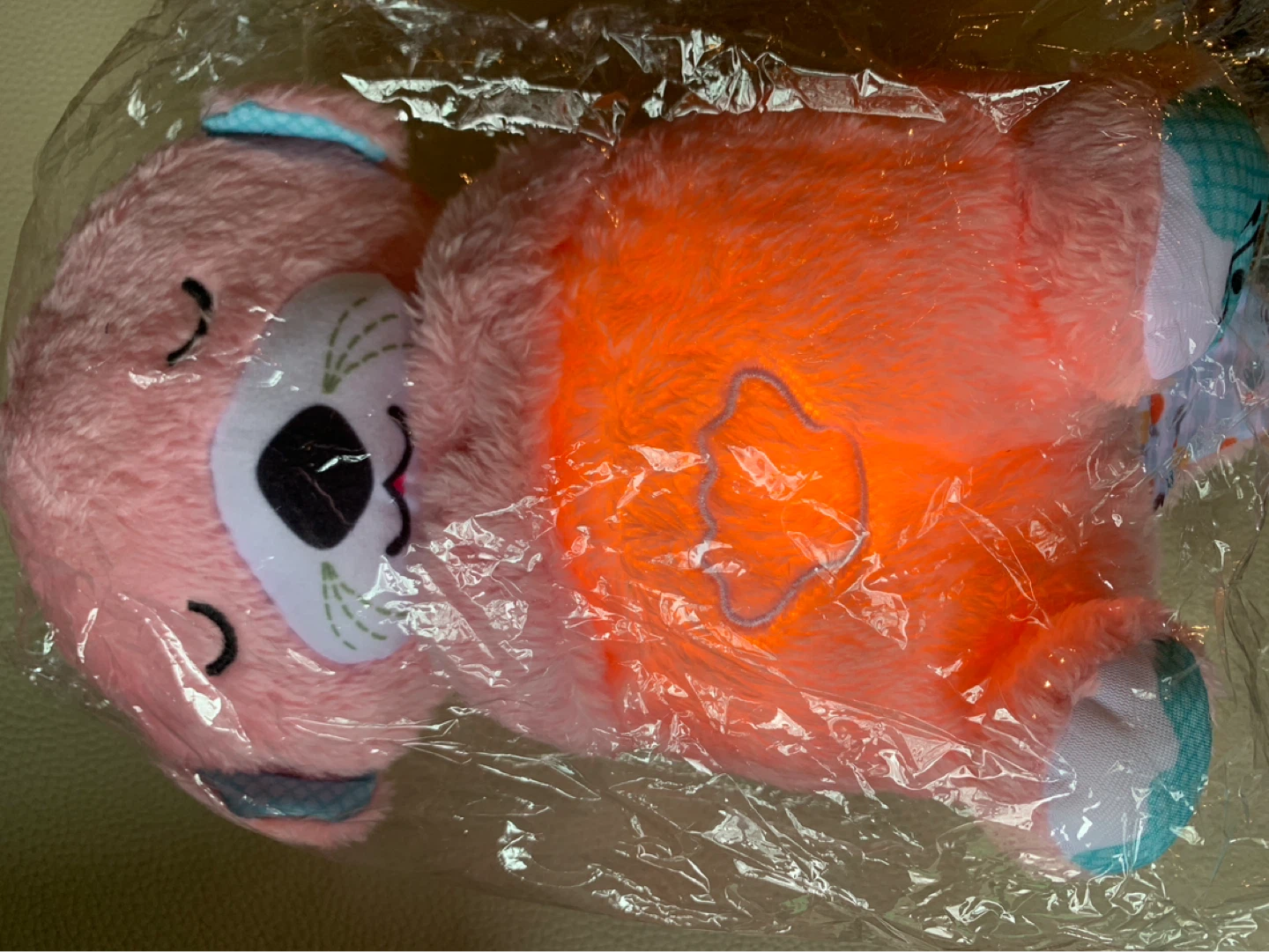 With calming music Pink Stuffed Animal Night Light - photo 5