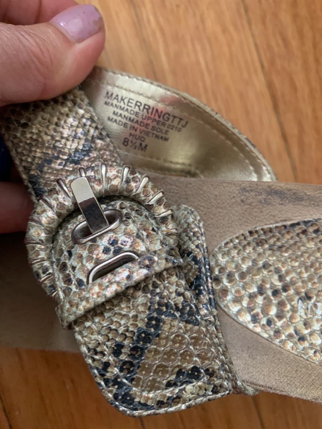 Anne Klein iFlex Wedge Sandals - Size 8.5M - photo 3