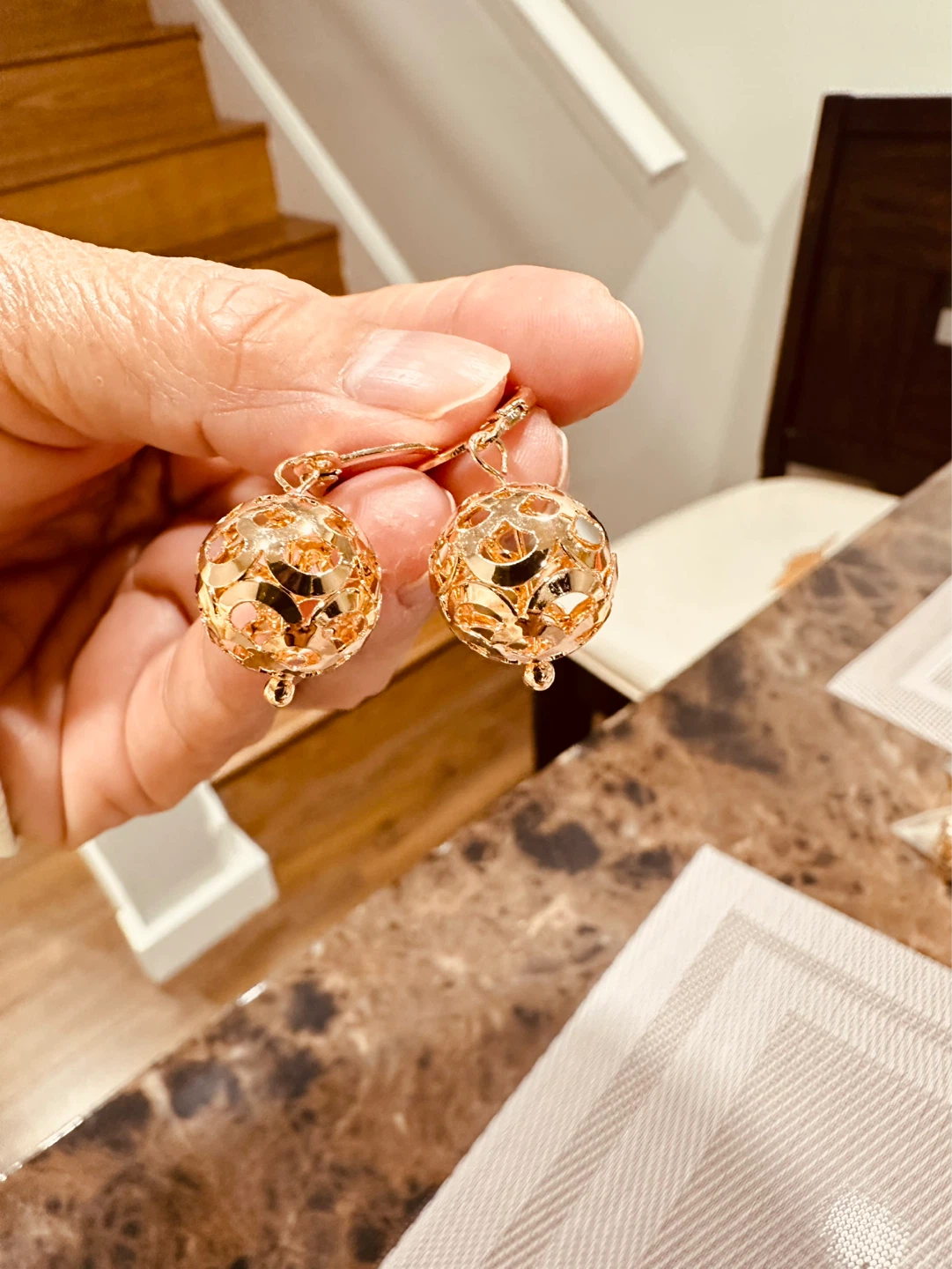 Buy 1 take 1 Gold Tone Charms and Earrings Set - photo 3