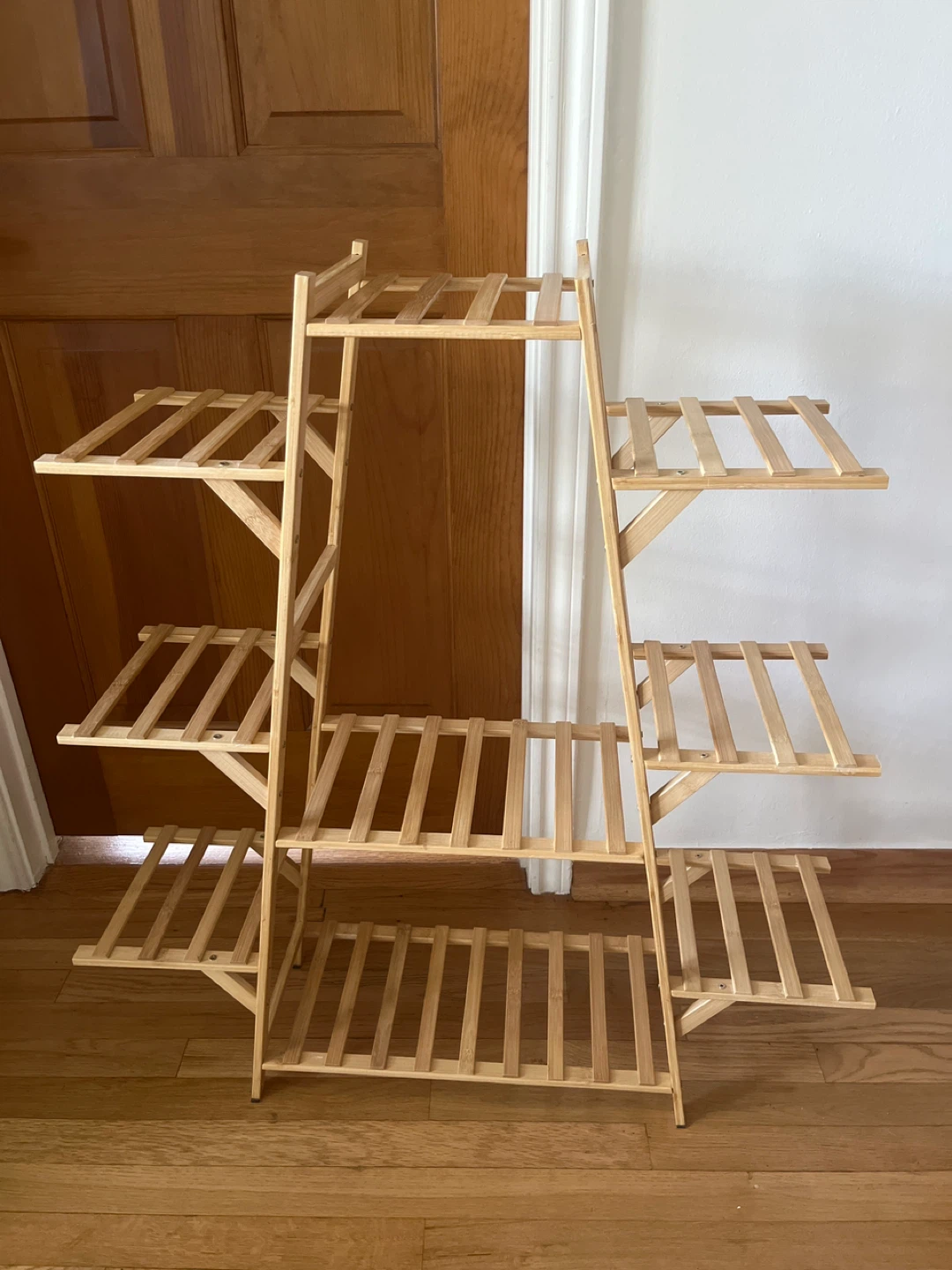 Bamboo Plant Stand Shelf