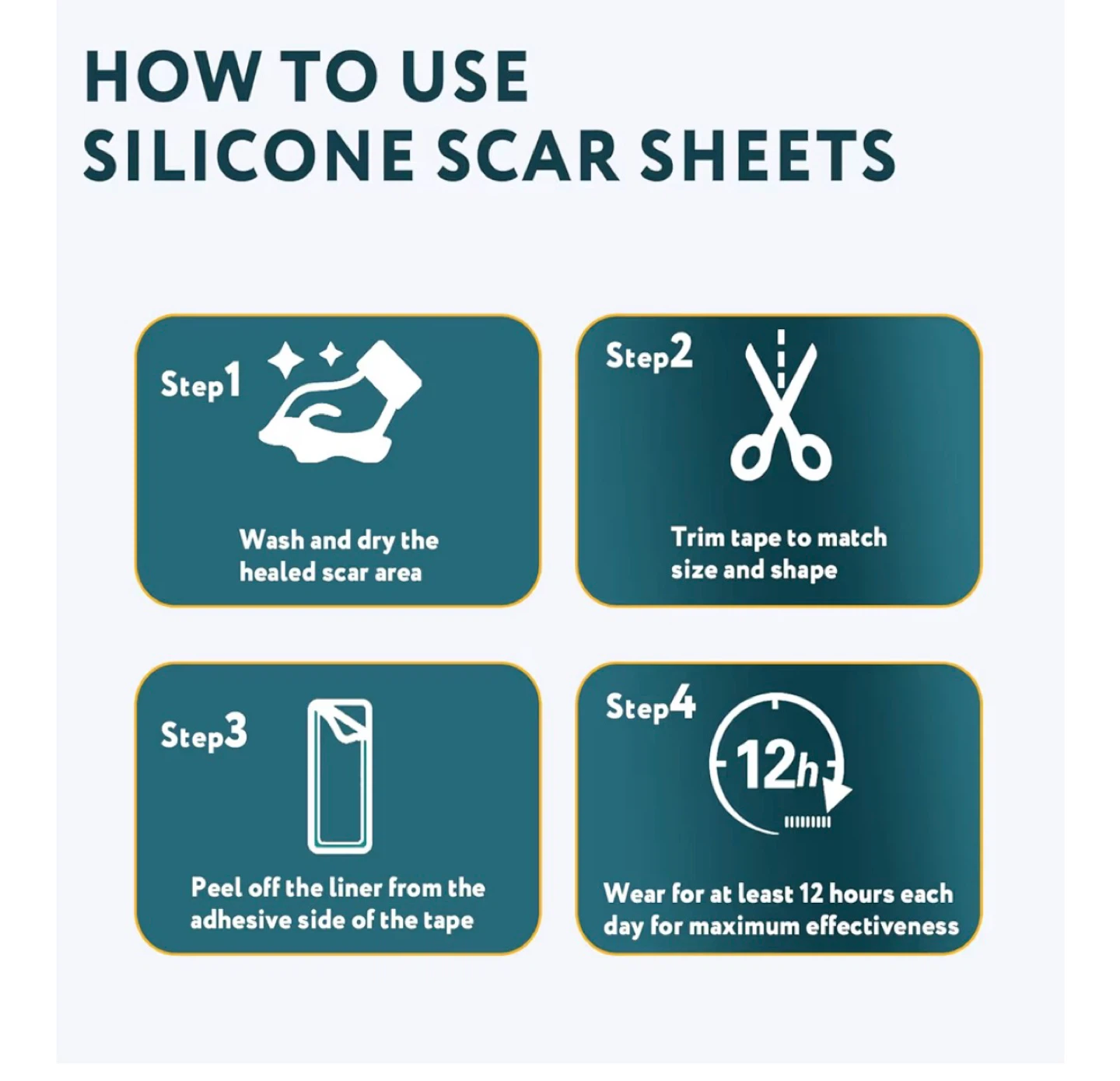 RWT Silicone Scar Tape - 150 cm x 4 cm - photo 3