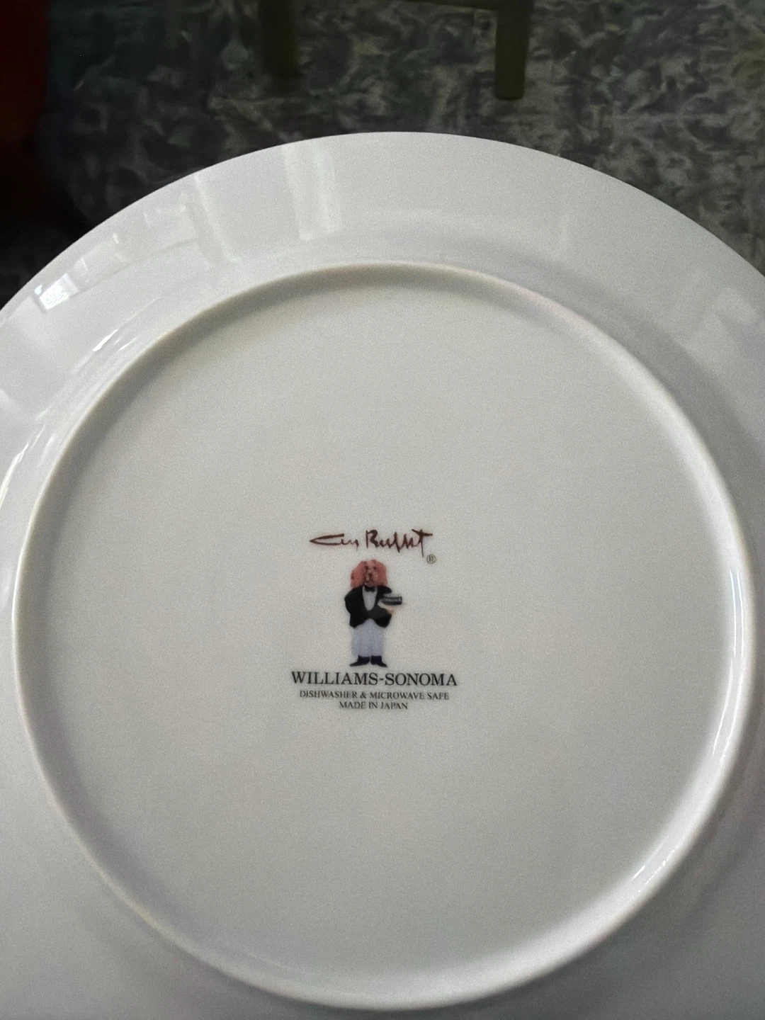Williams Sonoma Guy Buffet Les Garcons Dinner Plates (Set of 6) - photo 3
