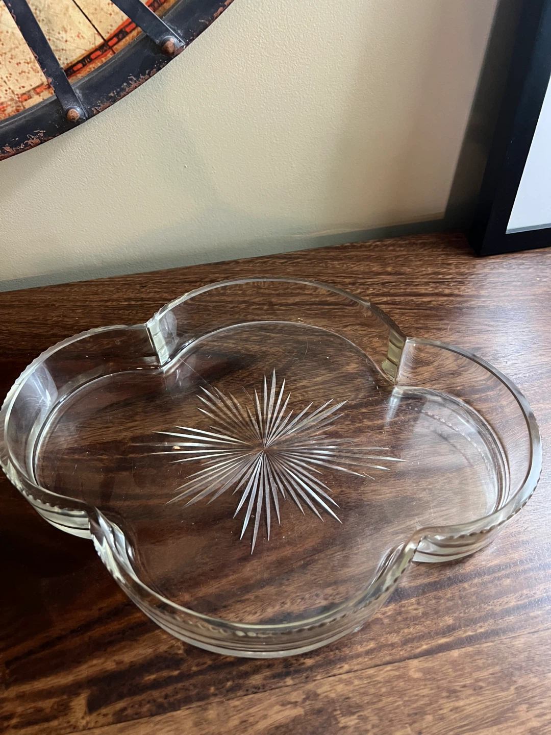 Vintage Heavy Glass Dish - photo 2