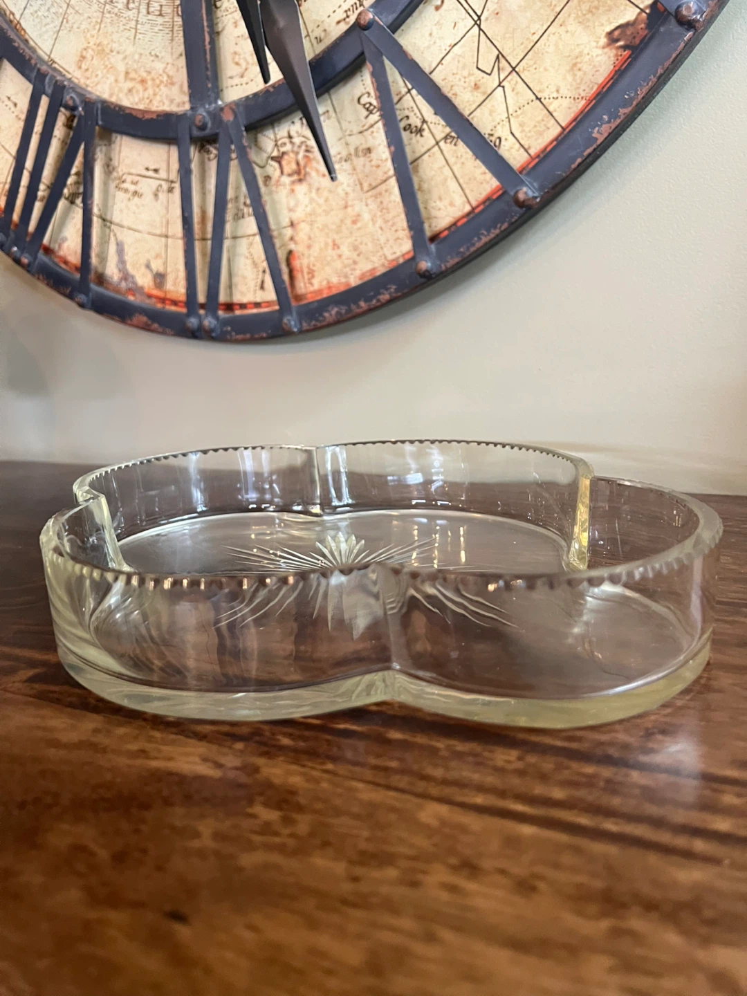 Vintage Heavy Glass Dish - photo 5