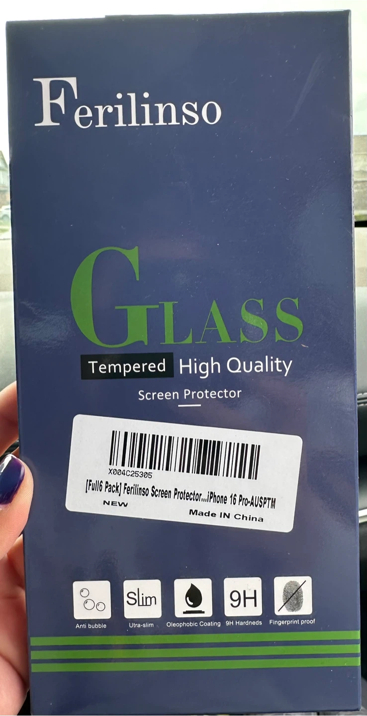 Ferlinso Screen Protector for iPhone 16 Pro - photo 2