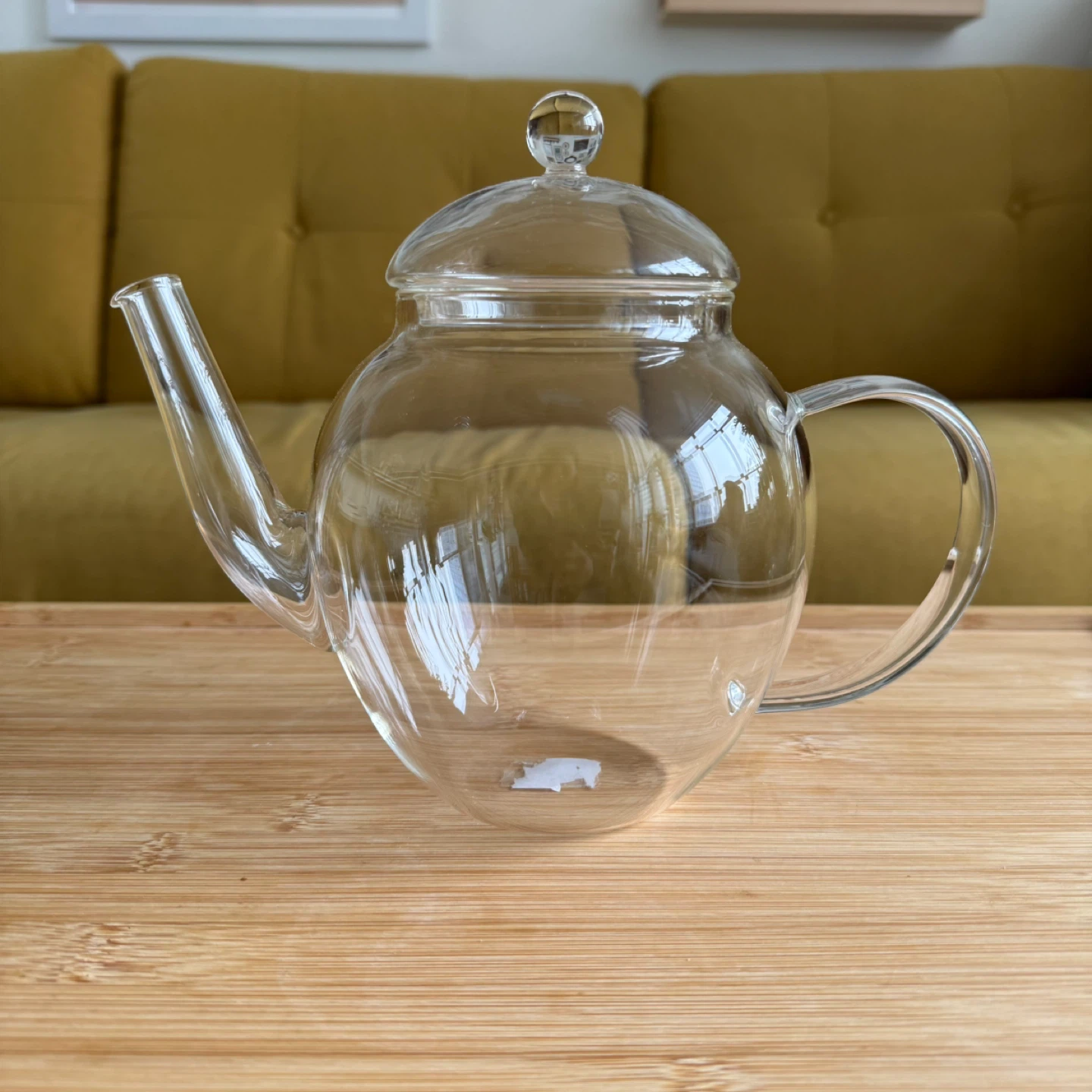 PICKUP BY TUESDAY- Glass Teapot with Lid / 1L