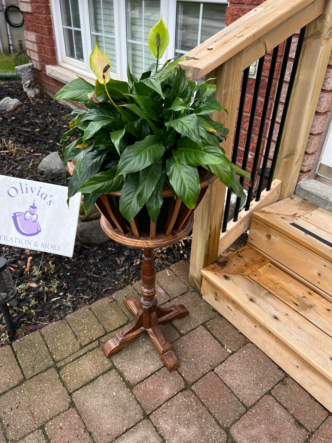 Wooden planter