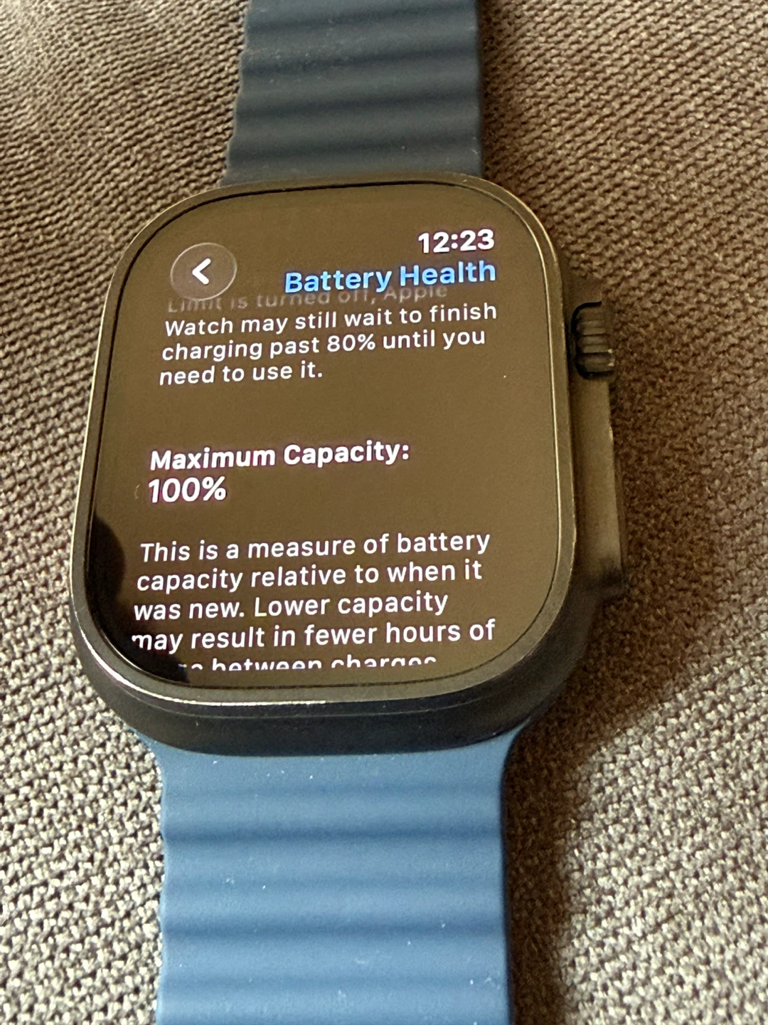 Apple Watch Ultra 3 with Blue Band - photo 2
