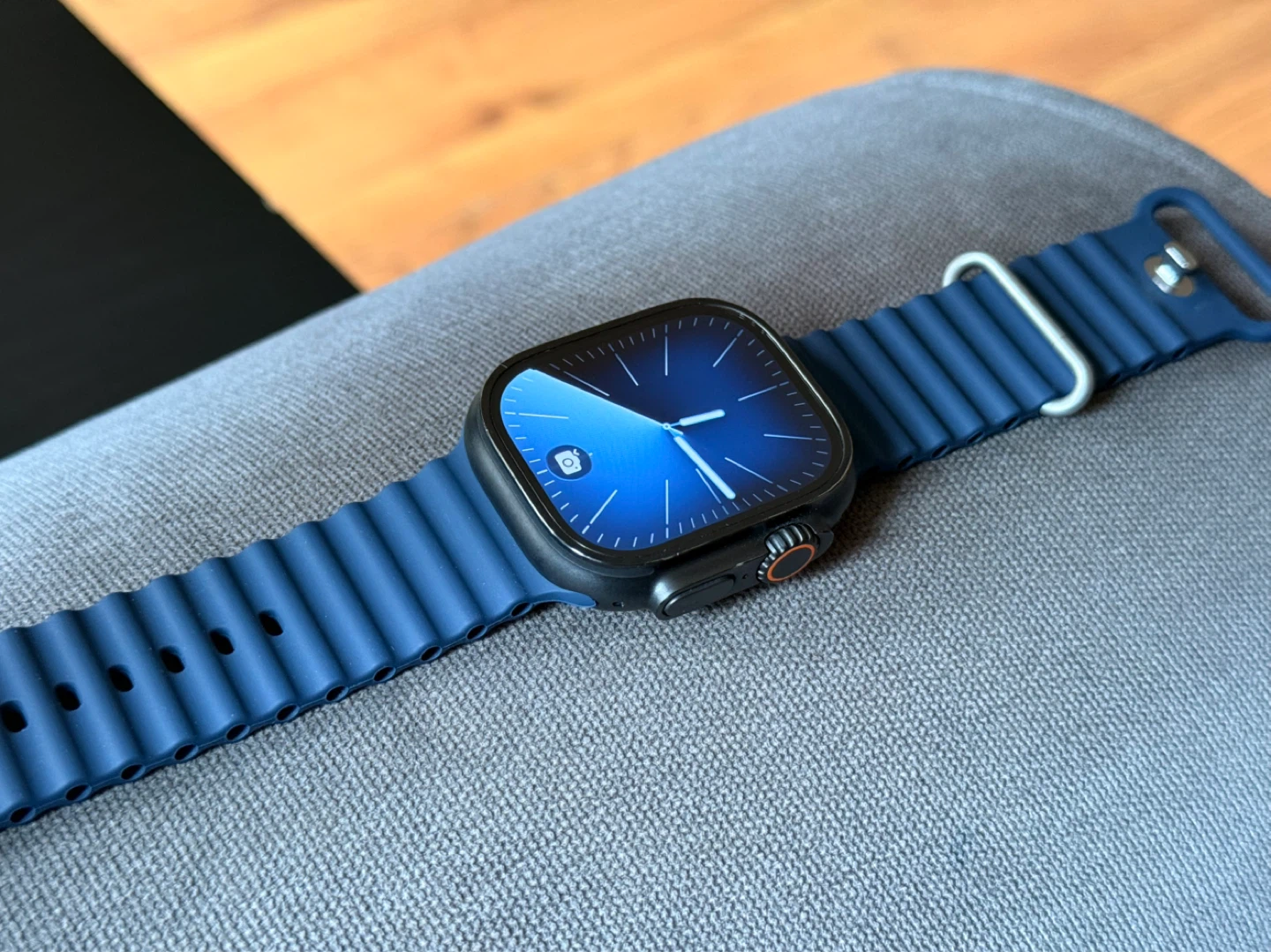 Apple Watch Ultra 3 with Blue Band