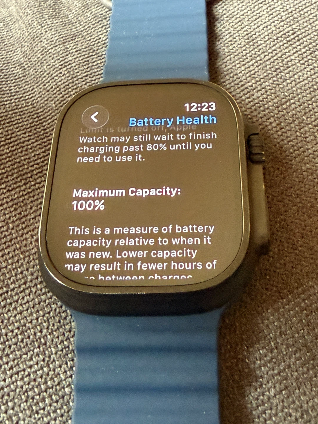 Apple Watch Ultra 3 with Blue Band - photo 3