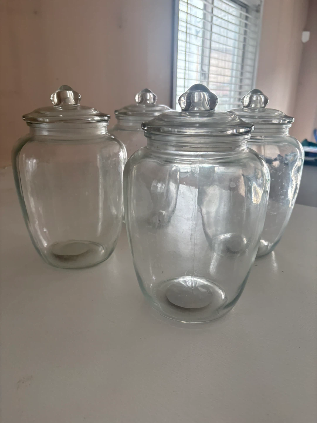 2.3 l Glass Jars with Lids - 2$ per jar