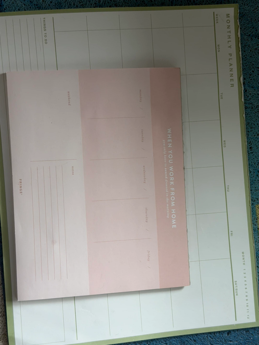 Monthly and Weekly Planner Set