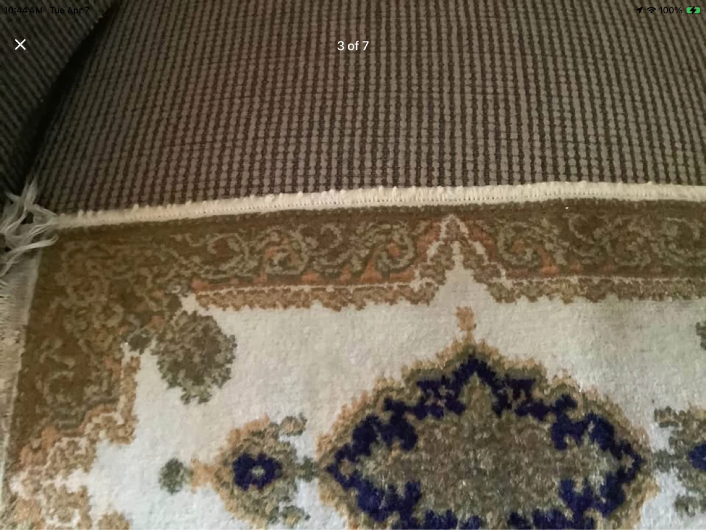 Lovely Patterned Fringed Prayer Rug 🐞 - photo 3