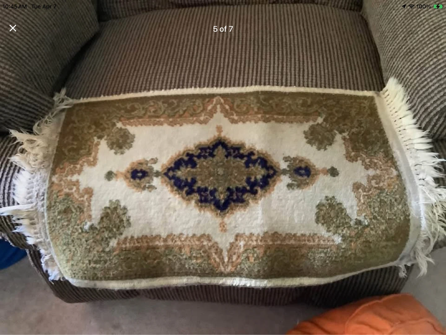 Lovely Patterned Fringed Prayer Rug 🐞 - photo 5