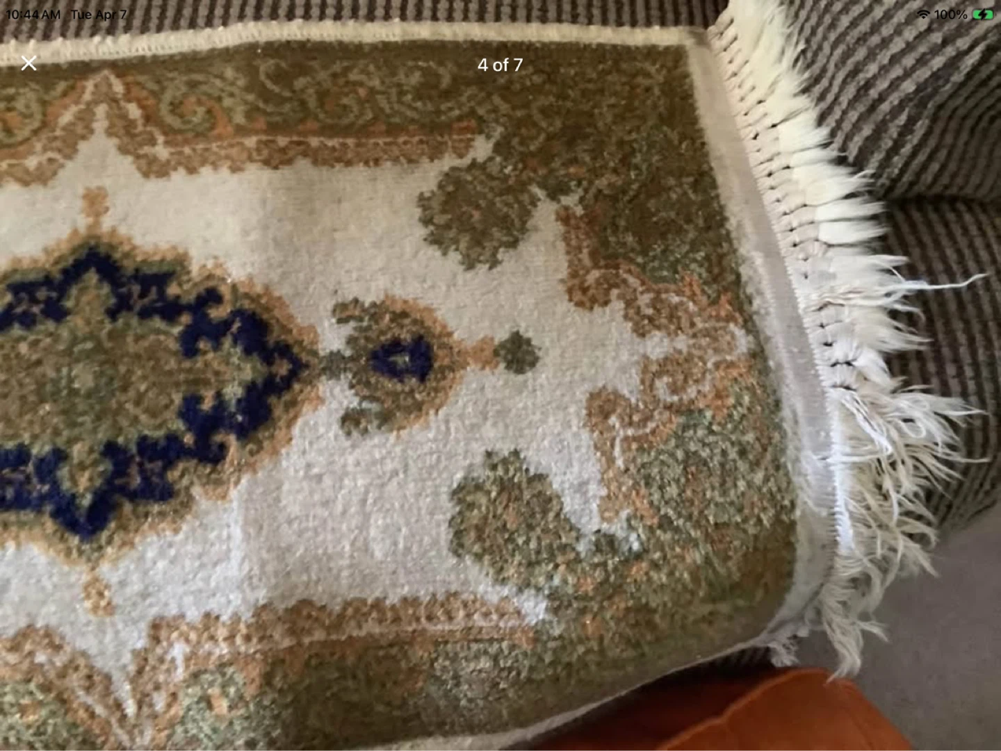 Lovely Patterned Fringed Prayer Rug 🐞 - photo 4