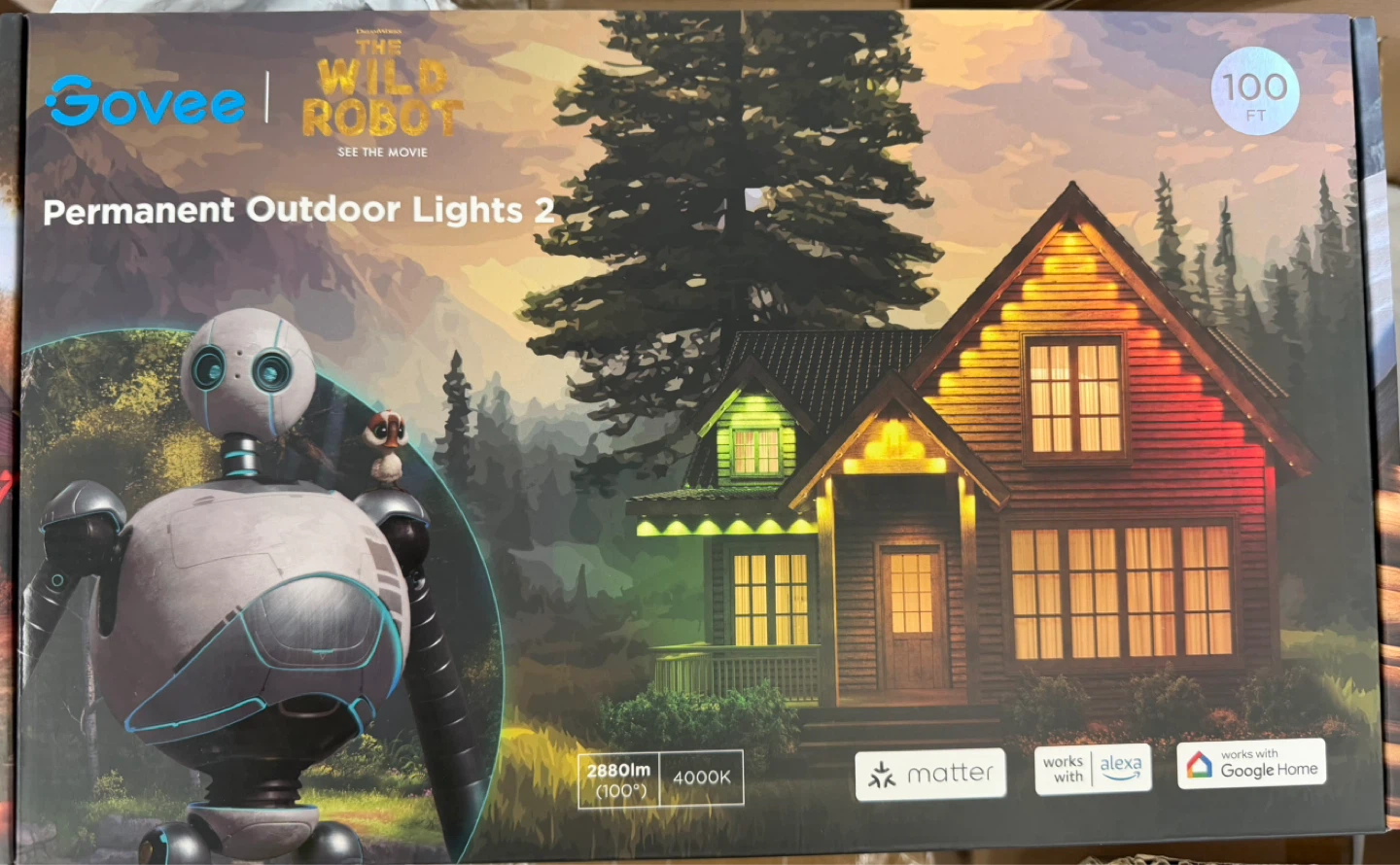 Govee Permanent Outdoor Lights 2 The Wild Robot edition