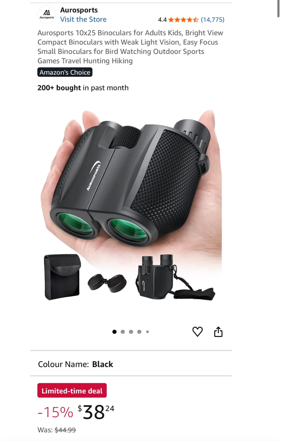 Aurosports 10x25 Binoculars - photo 2