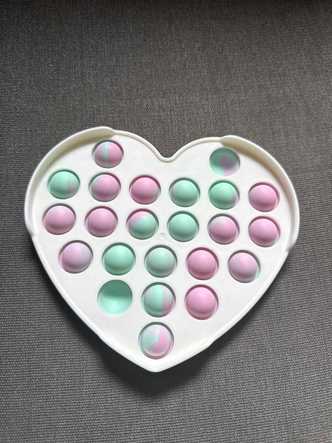 Heart Shaped Pop It Fidget Toy