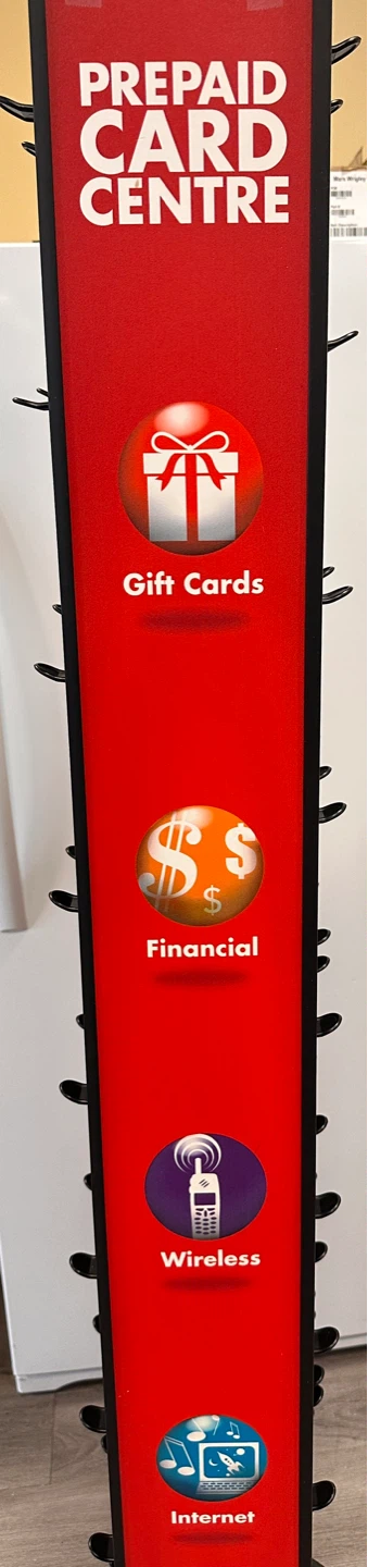 Prepaid Card Centre Display Stand - photo 3