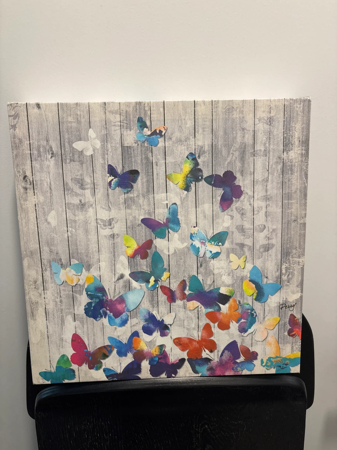 Canvas Wall Art Print Butterfly Design