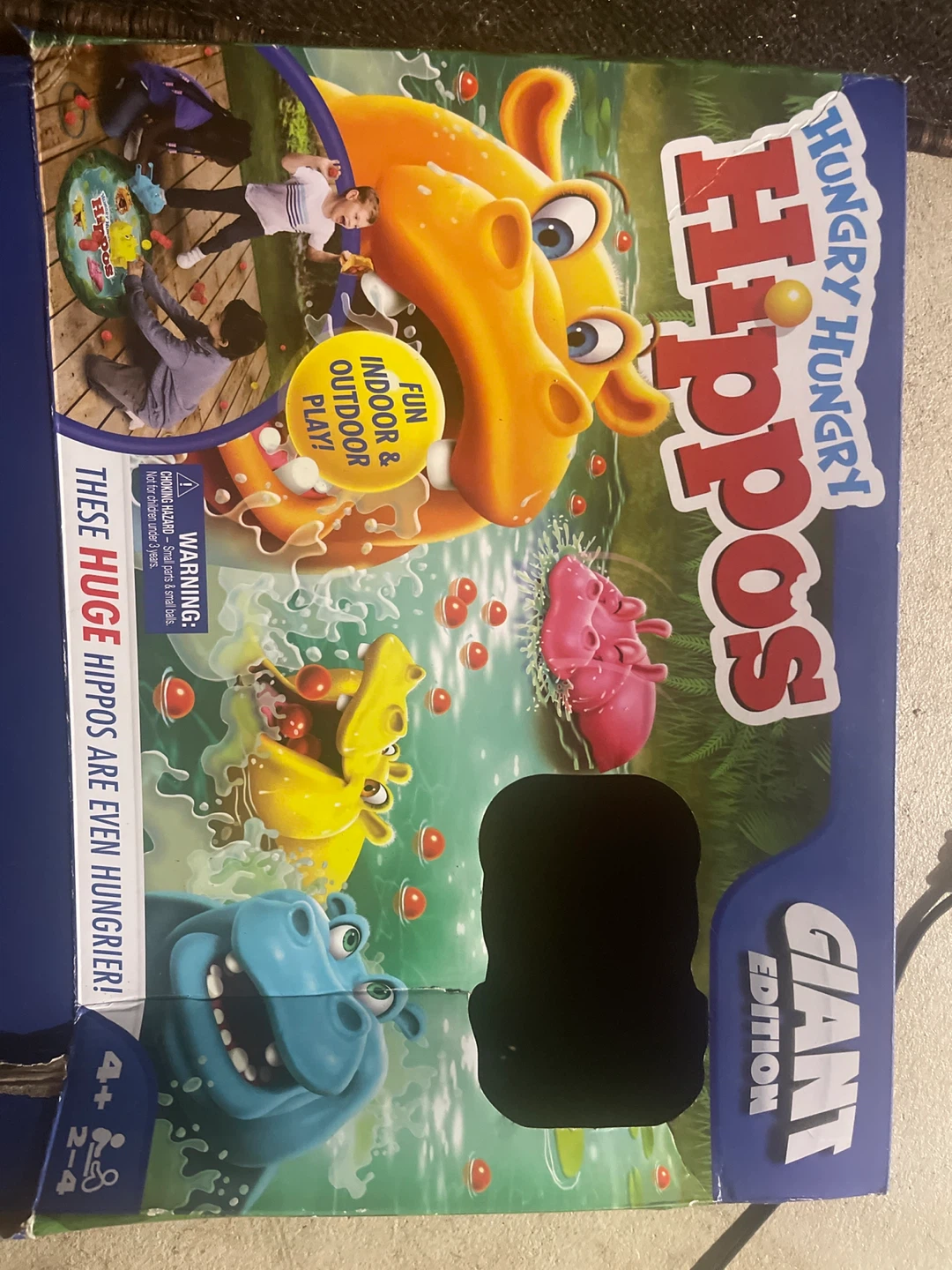 Hungry Hungry Hippos Giant Edition Board Game