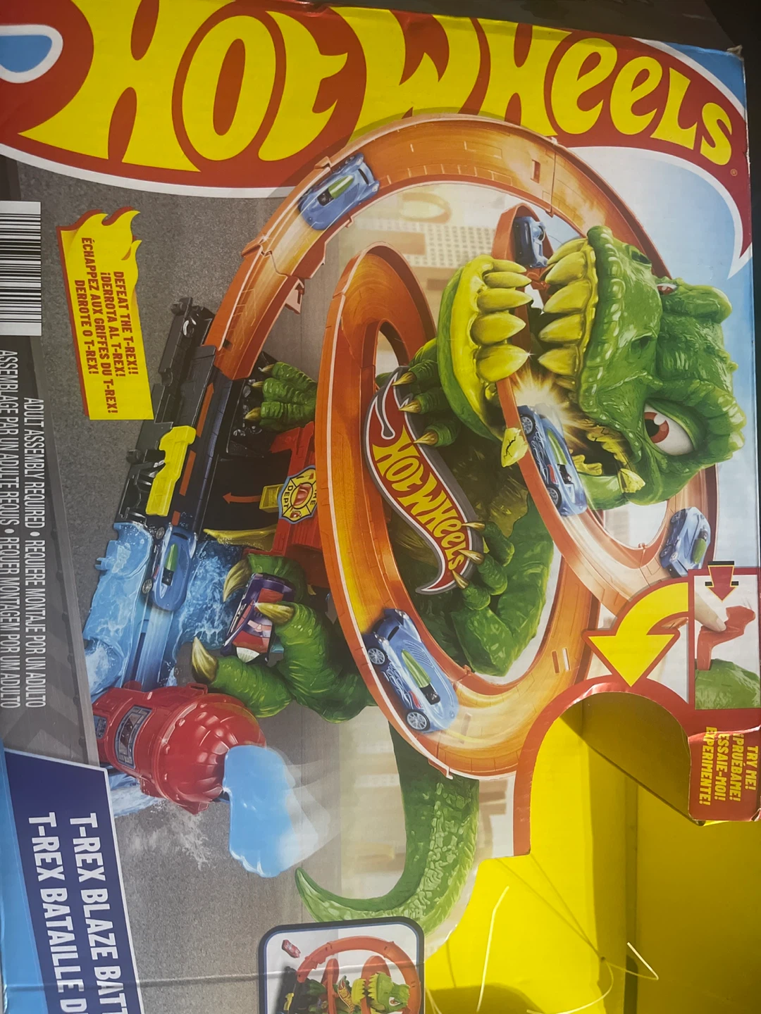 Hot Wheels T-Rex Blaze Battle Playset