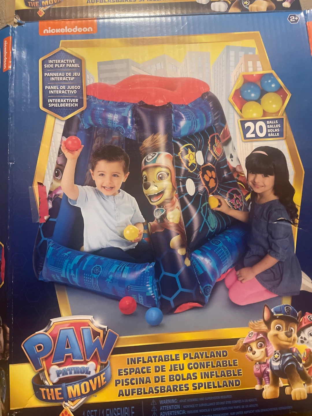 Nickelodeon Paw Patrol The Movie Inflatable Playland