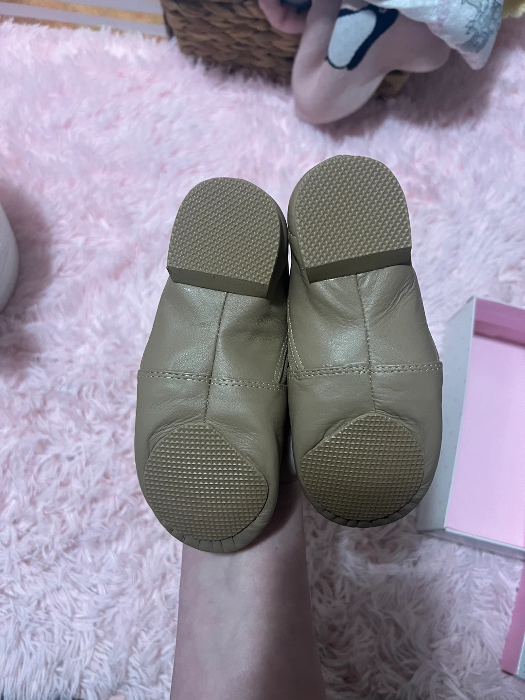 American Ballet Theatre Tan Jazz Shoes Size 11.5 - photo 2