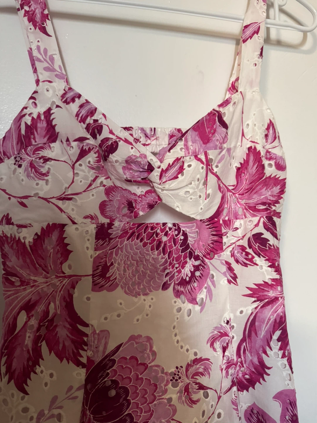 Zara Floral Eyelet Midi Dress - Brand New- Size S - photo 2